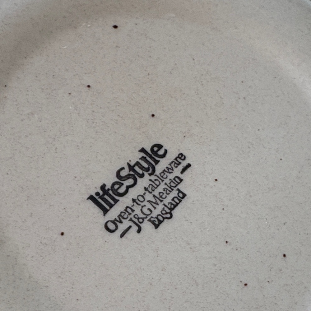 VTG J&G MEAKIN - LIFESTYLE - Speckled Stoneware Dinner Plates (set of 5) - Picture 2 of 10